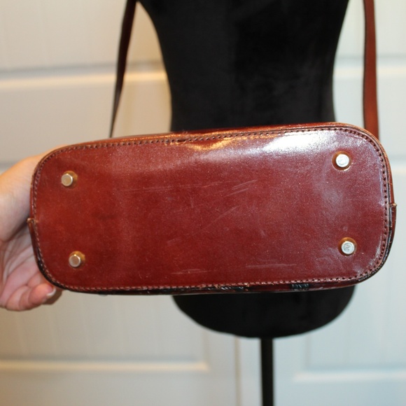 Dillards Bags Dillard Mahogany Western Genuine Leather Purse Poshmark